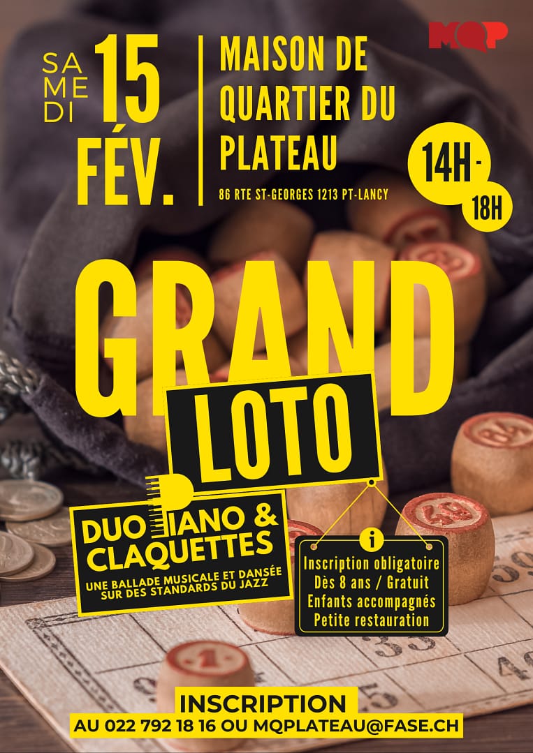 Grand loto de la Maison de Quartier du Plateau