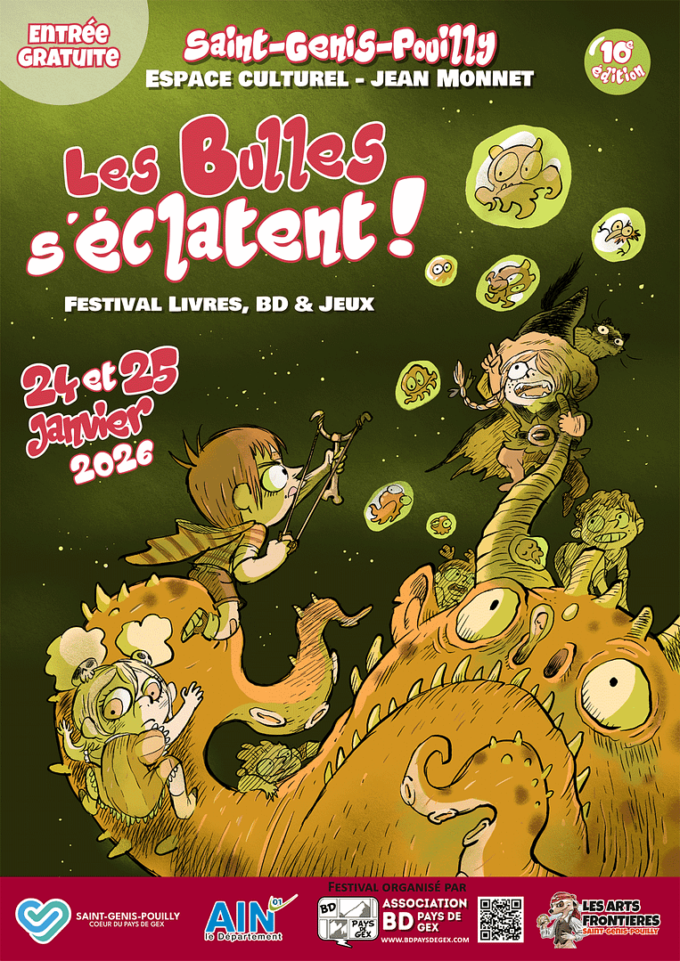Les Bulles s'éclatent – Festival livres, BD et jeux 2026