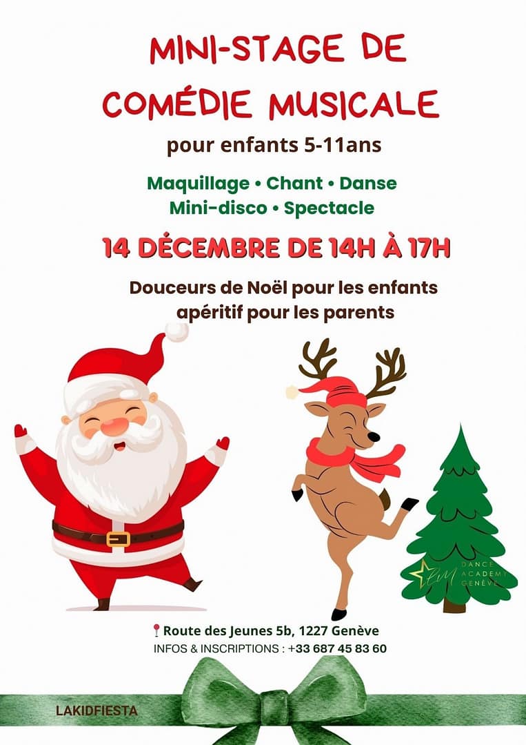Mini-stage de Comédie Musicale – Spécial Noël