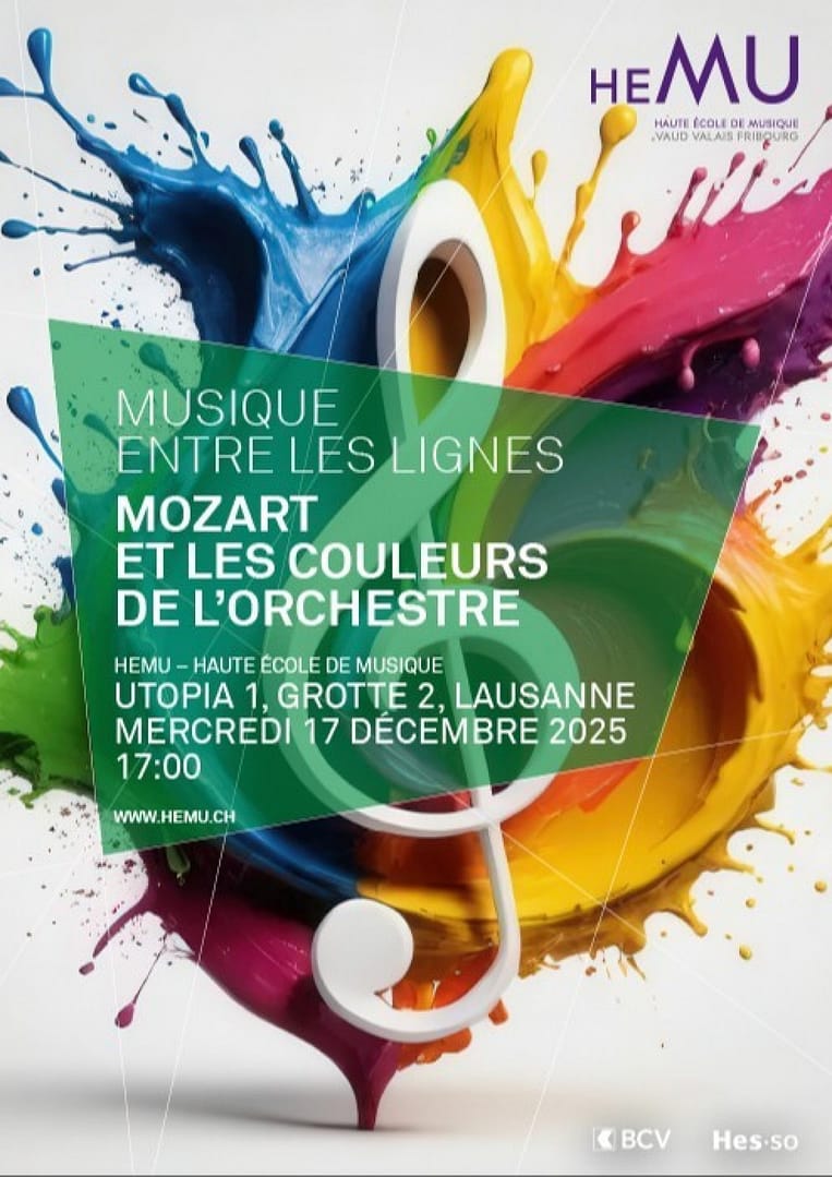 Mozart et les couleurs de l'orchestre