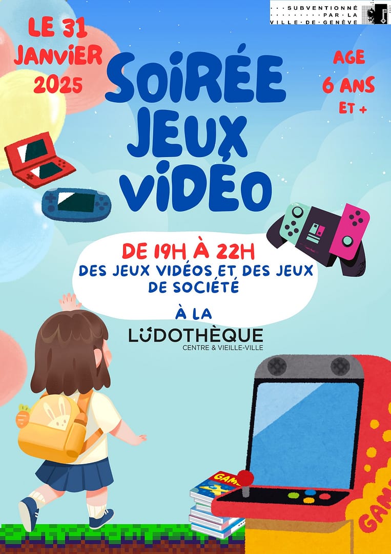 Soirée Jeux Vidéo à La Ludothèque Centre et Vieille-Ville