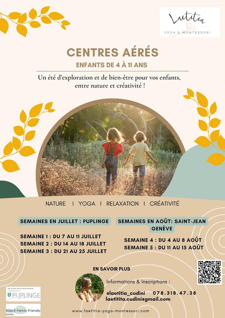 Laetitia Yoga & Montessori – Centres aérés Été 2025