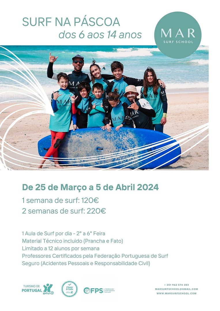 MAR Surf School – Surf na Páscoa