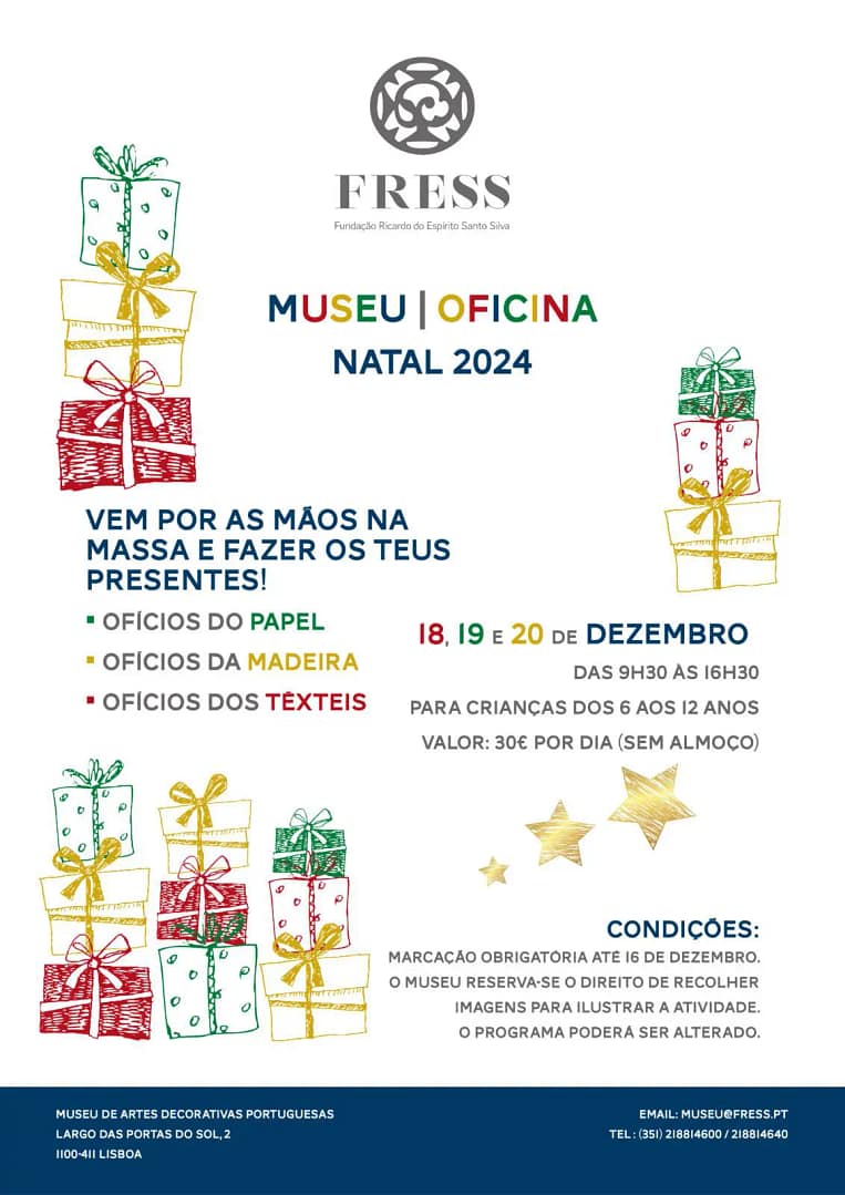 FRESS / Museu de Artes Decorativas Portuguesas – Oficinas Natal 2024