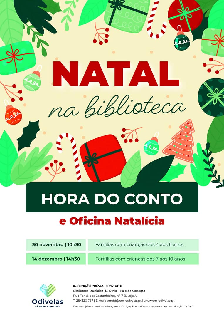 Natal na biblioteca – Hora do Conto e Oficina NatalĂcia