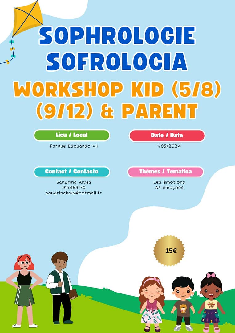 Sophrologie enfant & parent / Sofrologia workshop pai/mãe & criança