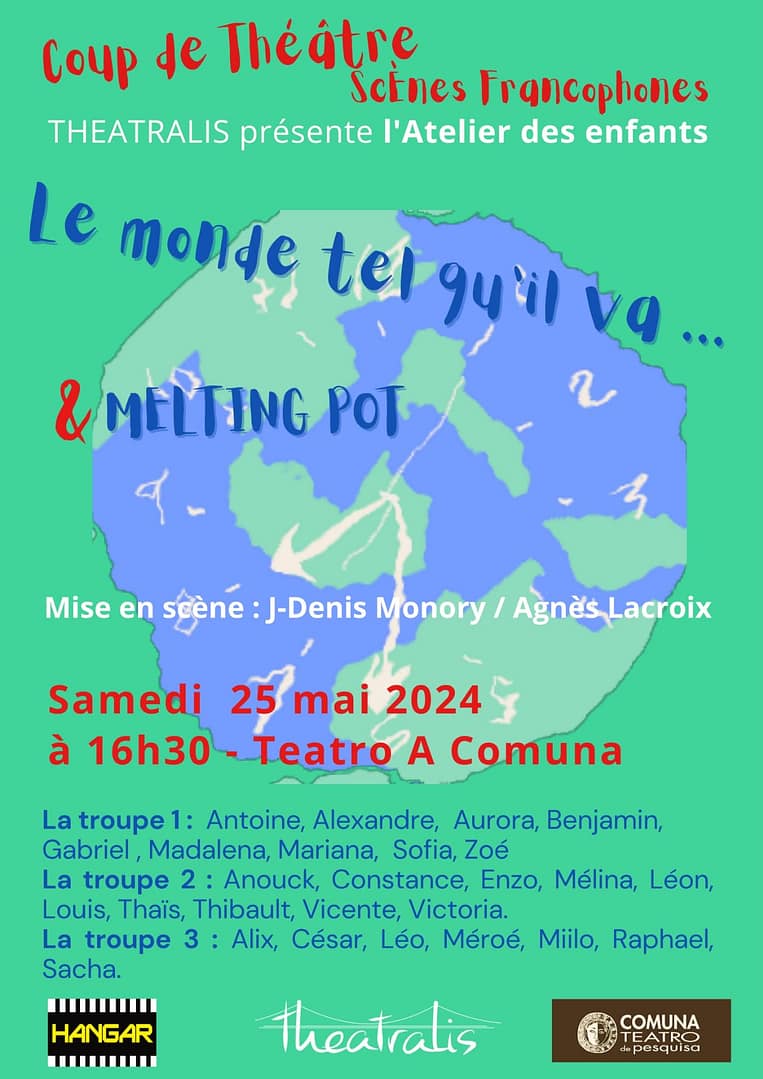 Festival Coup de théâtre de Theatralis – Le monde tel qu’il va... & Melting Pot