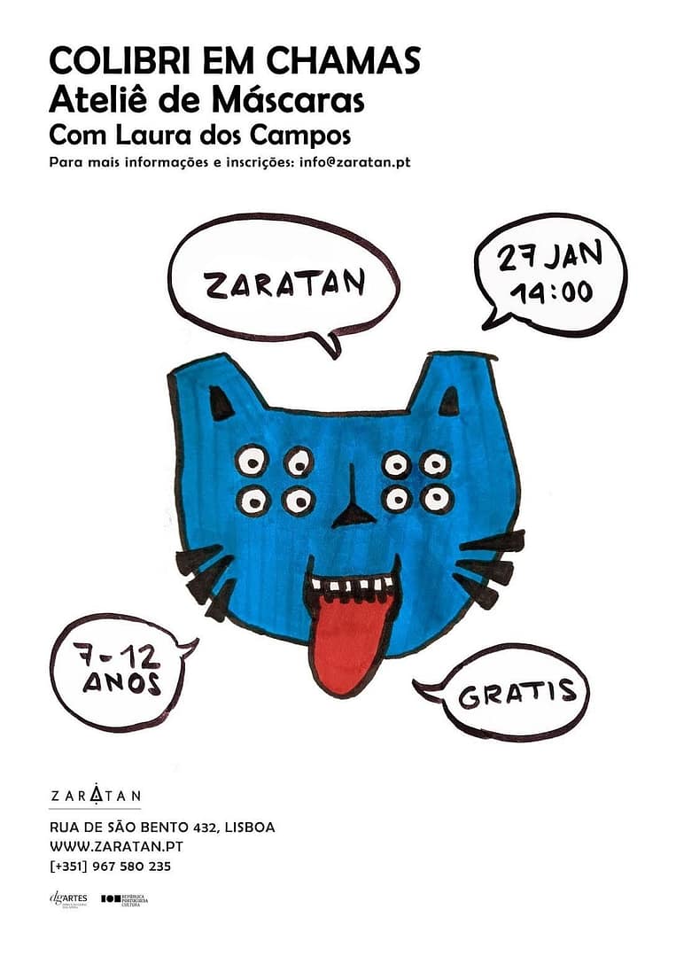 Colibri em chamas – Ateliê de Máscaras