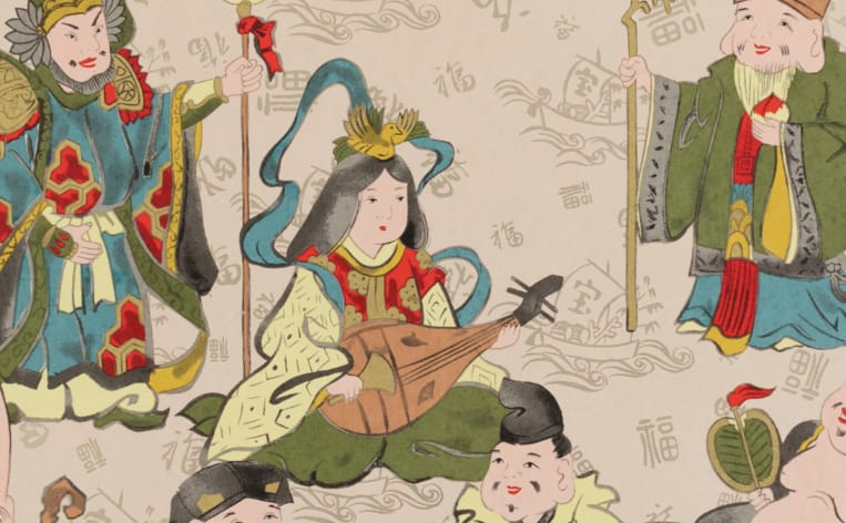 Em conversa com as peças – Os sete Deuses da Felicidade em Novo Ano Lunar