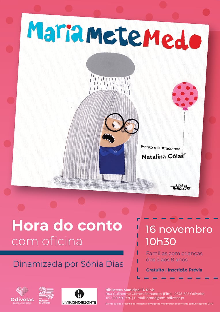 Maria Mete Medo – Hora do conto com oficina