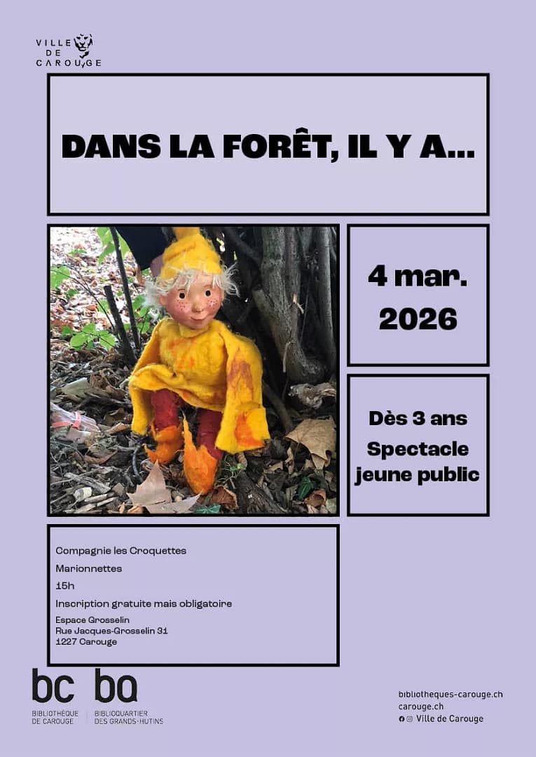 Dans la forêt, il y a…