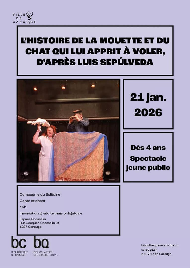 L'histoire de la mouette et du chat qui lui apprit à voler, d'après Luis Sepúlveda