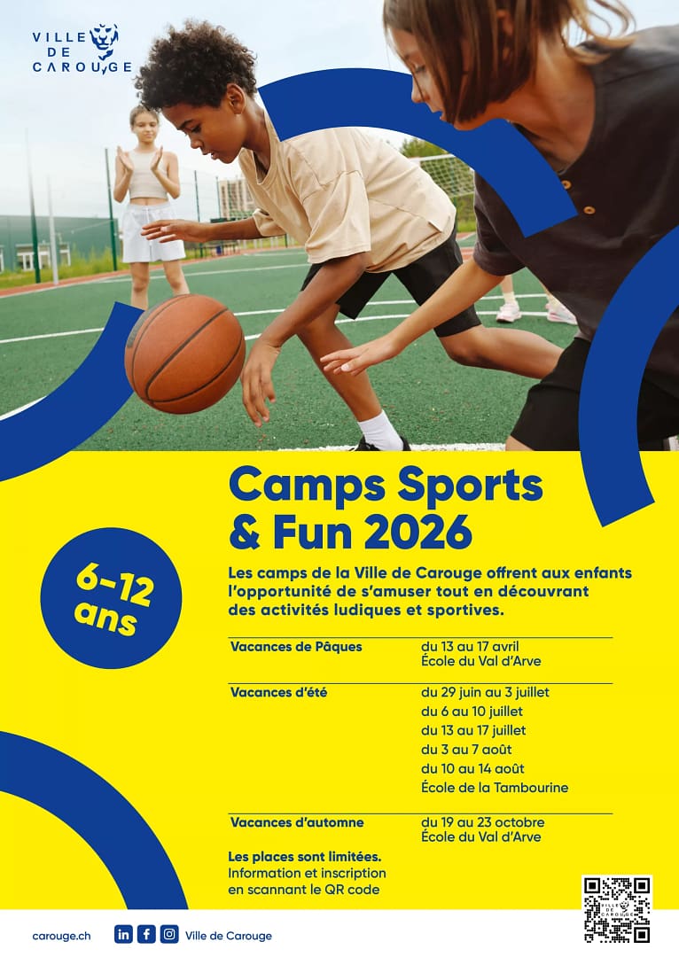 Ville de Carouge – Camps Sports & Fun Été 2026