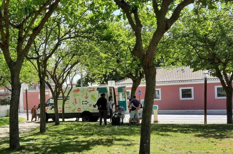 Biblioteca Itinerante da rede BLX