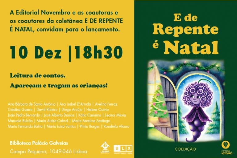 E de repente é Natal – Lançamento do livro
