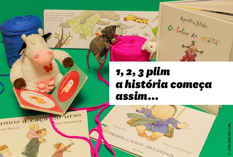 1, 2, 3 plim a história começa assim… – Hora do conto