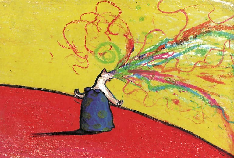 A rainha das cores – Hora do conto e oficina