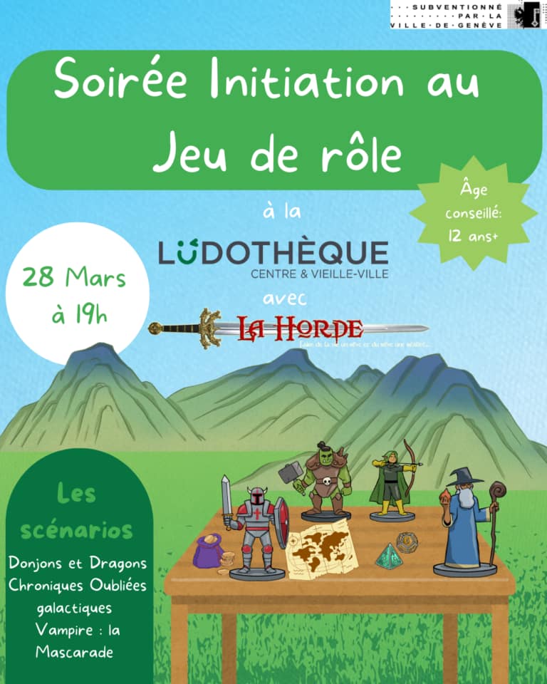 Soirée Initiation au Jeu de rôle