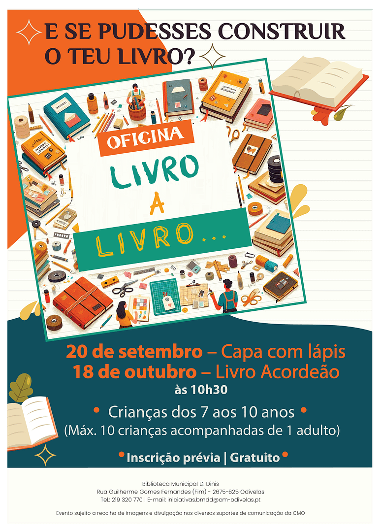 Oficina livro a livro... – Capa com lápis