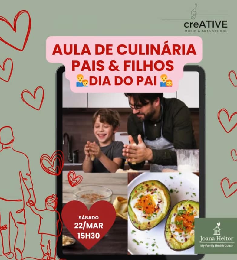Aula de Culinária Pai e Filhos