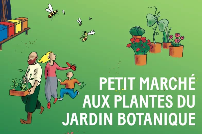Petit marché aux plantes du Jardin botanique