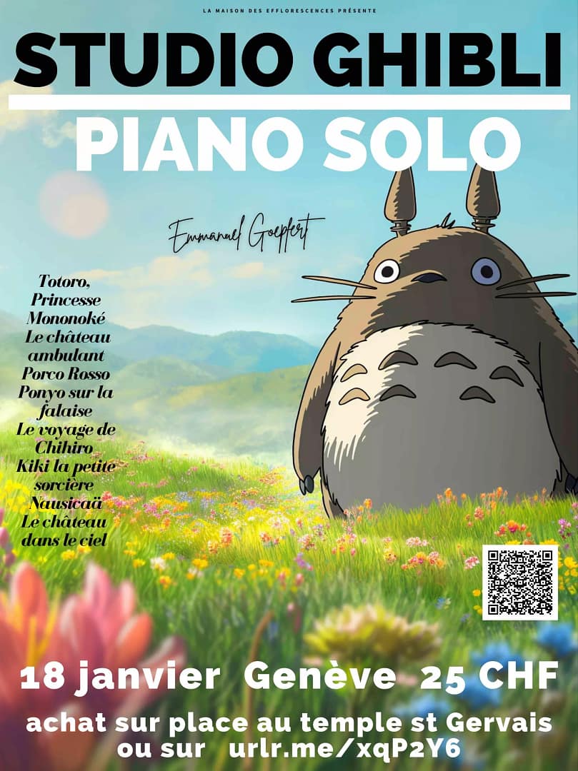Studio Ghibli – Le Concert Piano Solo à Genève