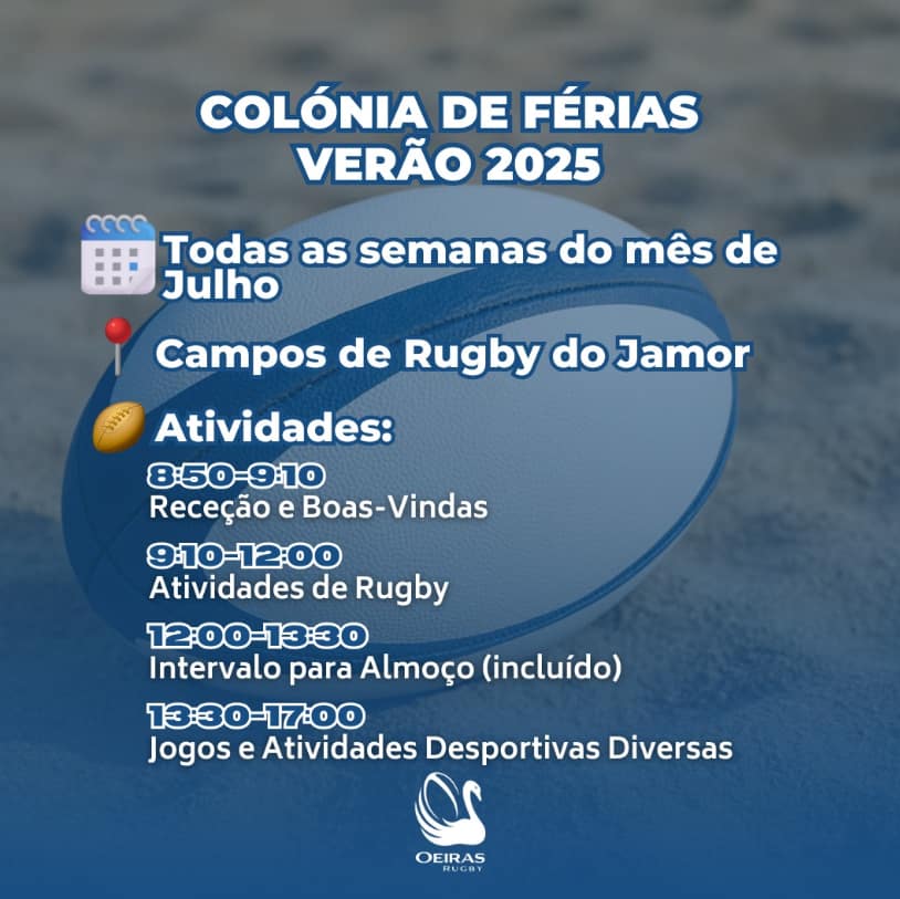 Oeiras Rugby Club – Colónia de Férias Verão 2025