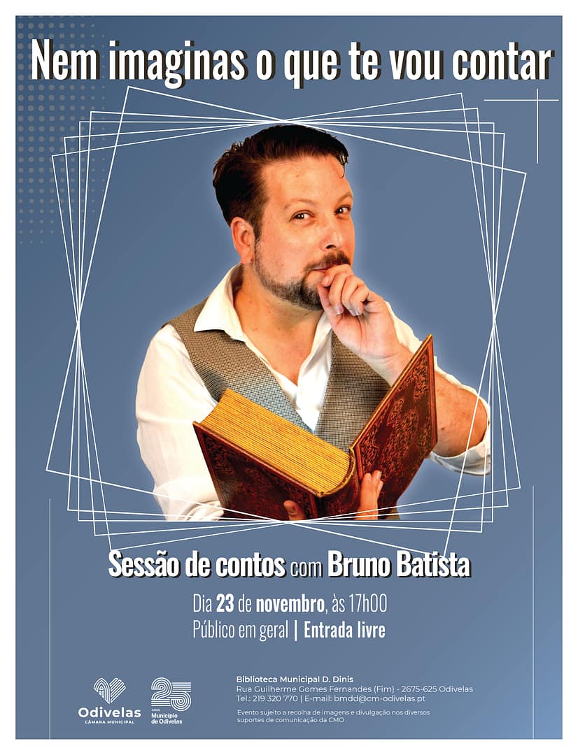 Nem imaginas o que te vou contar! – Sessão de contos com Bruno Batista