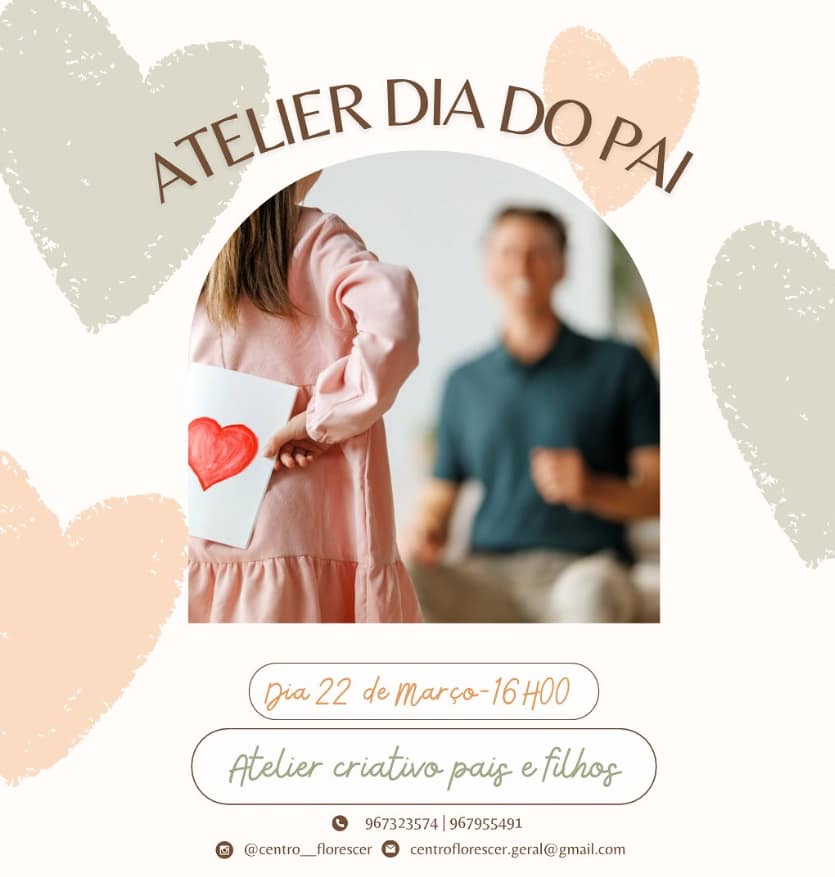 Atelier Dia do Pai – Atelier criativo pais e filhos