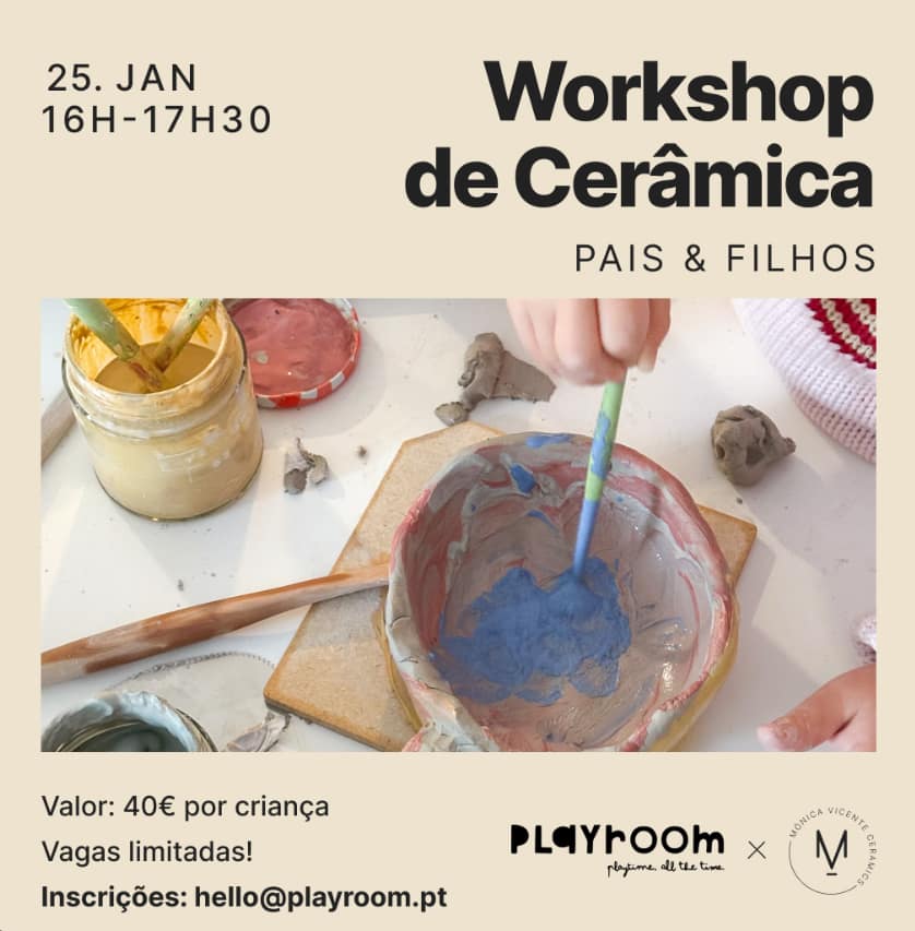 Workshop de Cerâmica Pais e Filhos