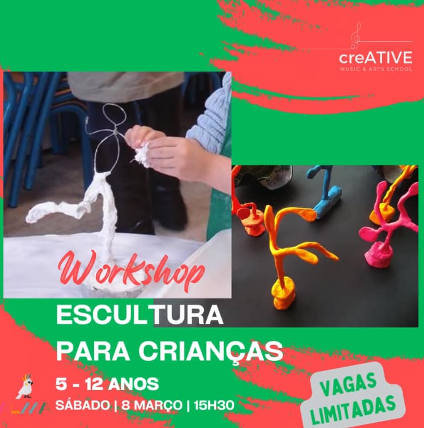 Workshop Escultura para crianças