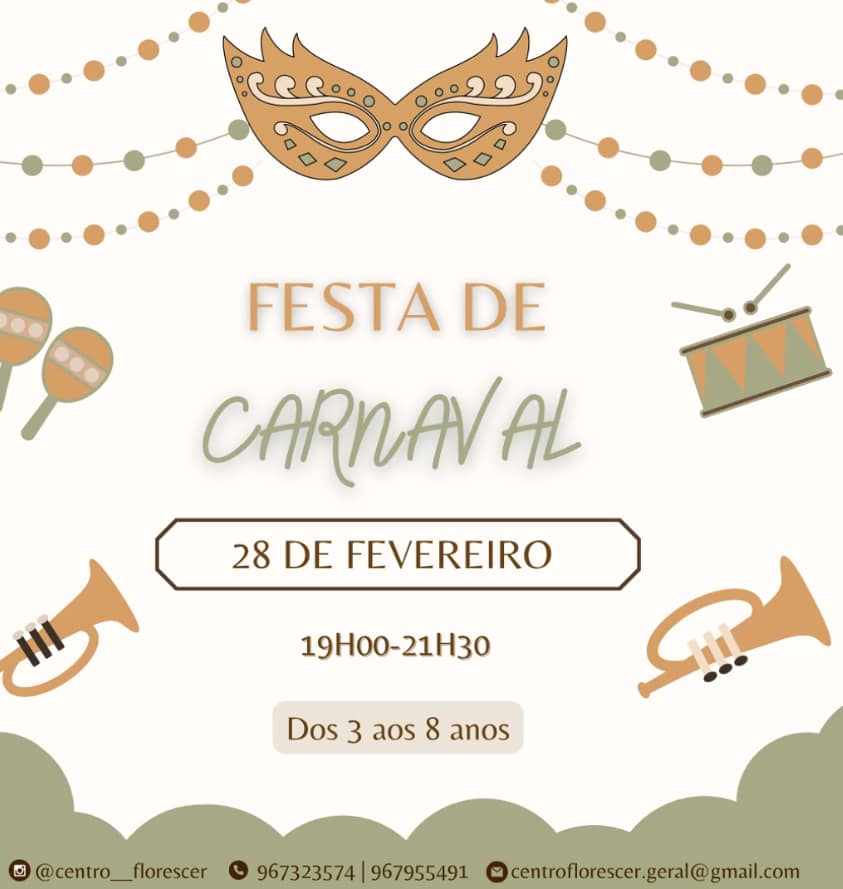 Centro Florescer – Festa de Carnaval