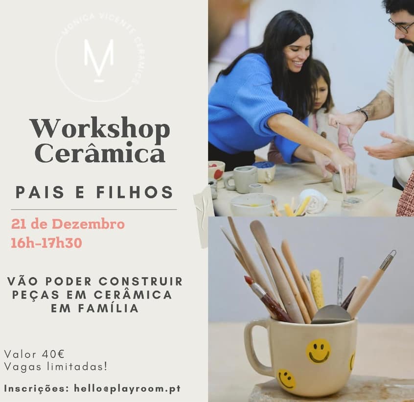 Workshop de Cerâmica Pais e Filhos