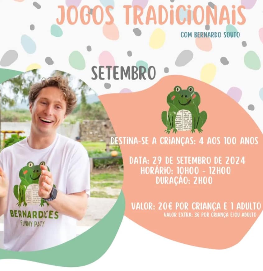 Jogos tradicionais com Bernardo Souto