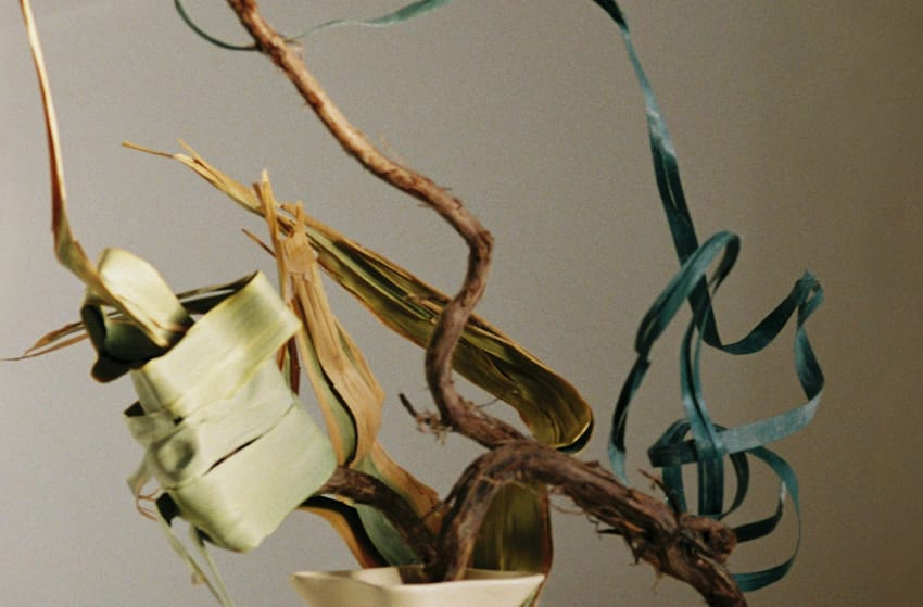 Oficina de Ikebana – Material Vivo e Não Vivo
