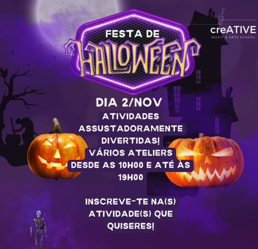 creATIVE, Music & Arts School – Festa de Halloween