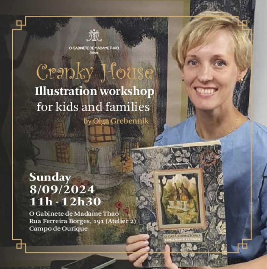 Cranky House – Illustration workshop for kids and families by Olga Grebennik