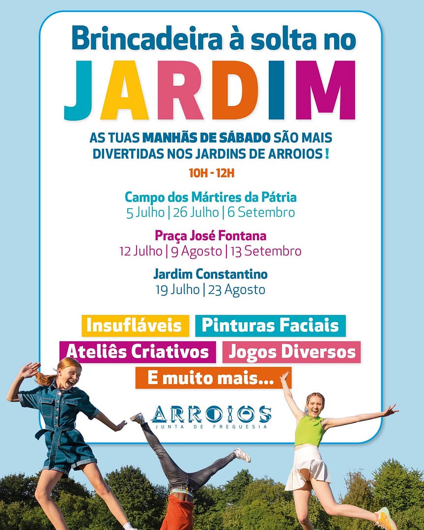 Brincadeira Ă solta no Jardim