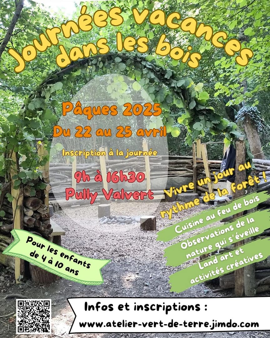Association Vert-de-Terre – Journées vacances de Pâques 2025
