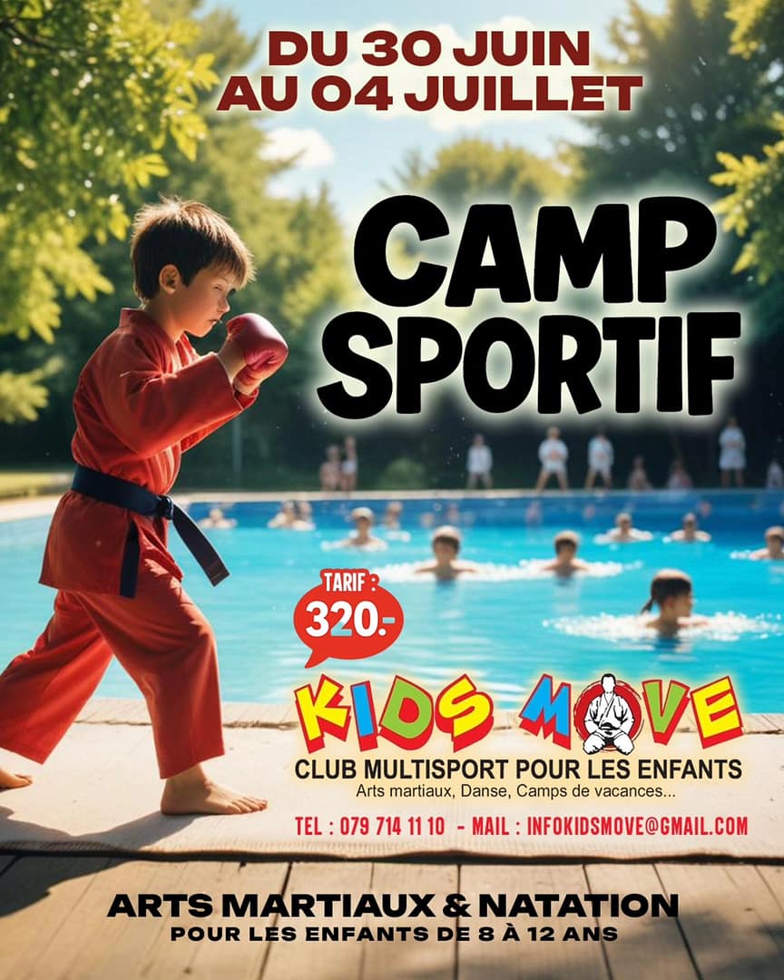 Kids Move Academy – Camp sportif Été 2025