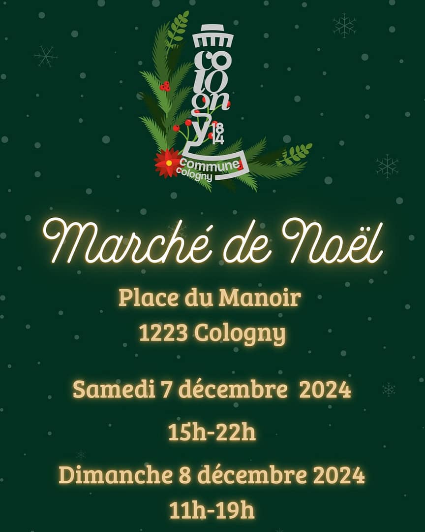 Marché de Noël à Cologny
