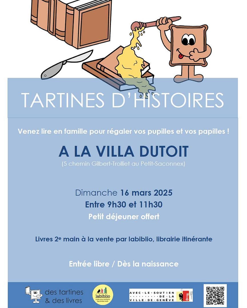 Tartines d'histoires Ă  la Villa Dutoit