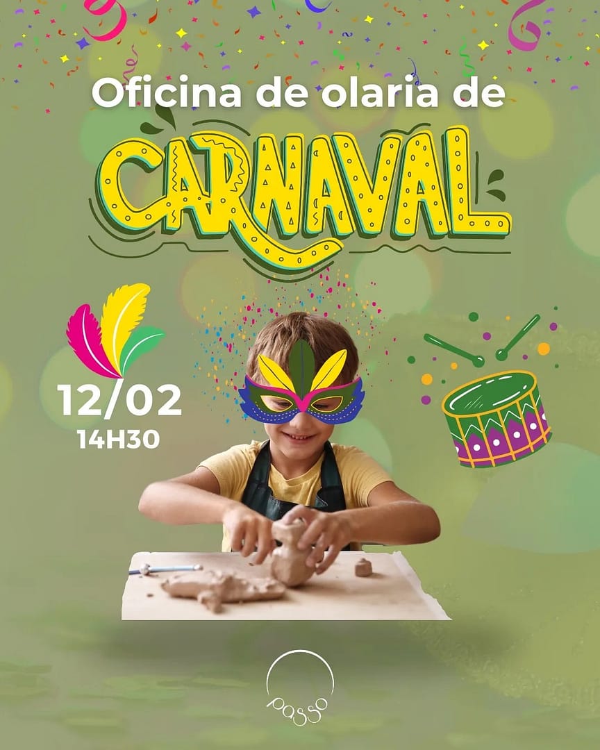 Oficina de Olaria de Carnaval