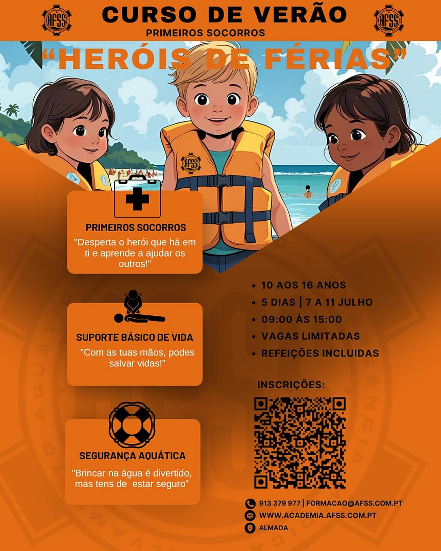 AFSS Objetivo Comum – Curso de Verão Primeiros Socorros «Heróis de Férias»