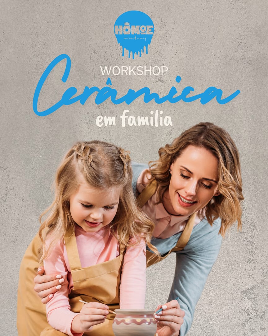 Workshop Cerâmica em familia – Experiência no Dia da Mãe