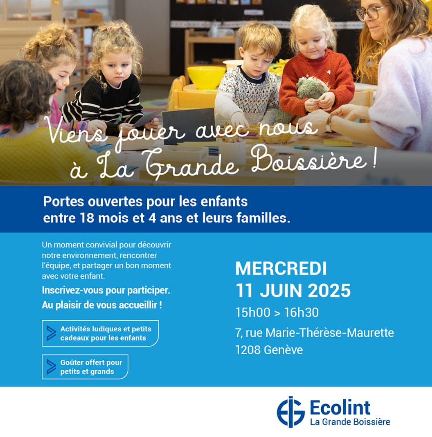Ecolint – Portes ouvertes à l’école primaire de La Grande Boissière
