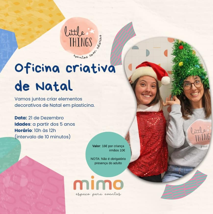 Oficina criativa de Natal