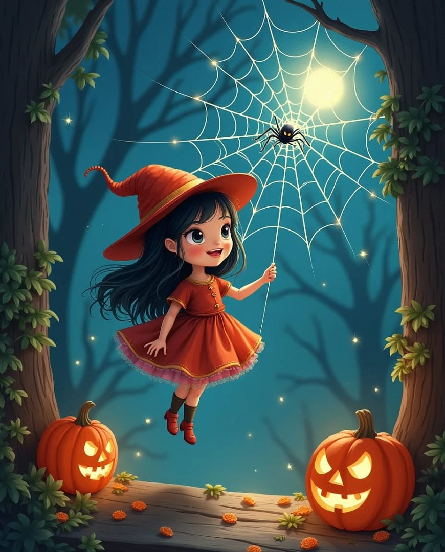 Oficina de histórias vivas© – A aranha tecelina e a sua teia mágica