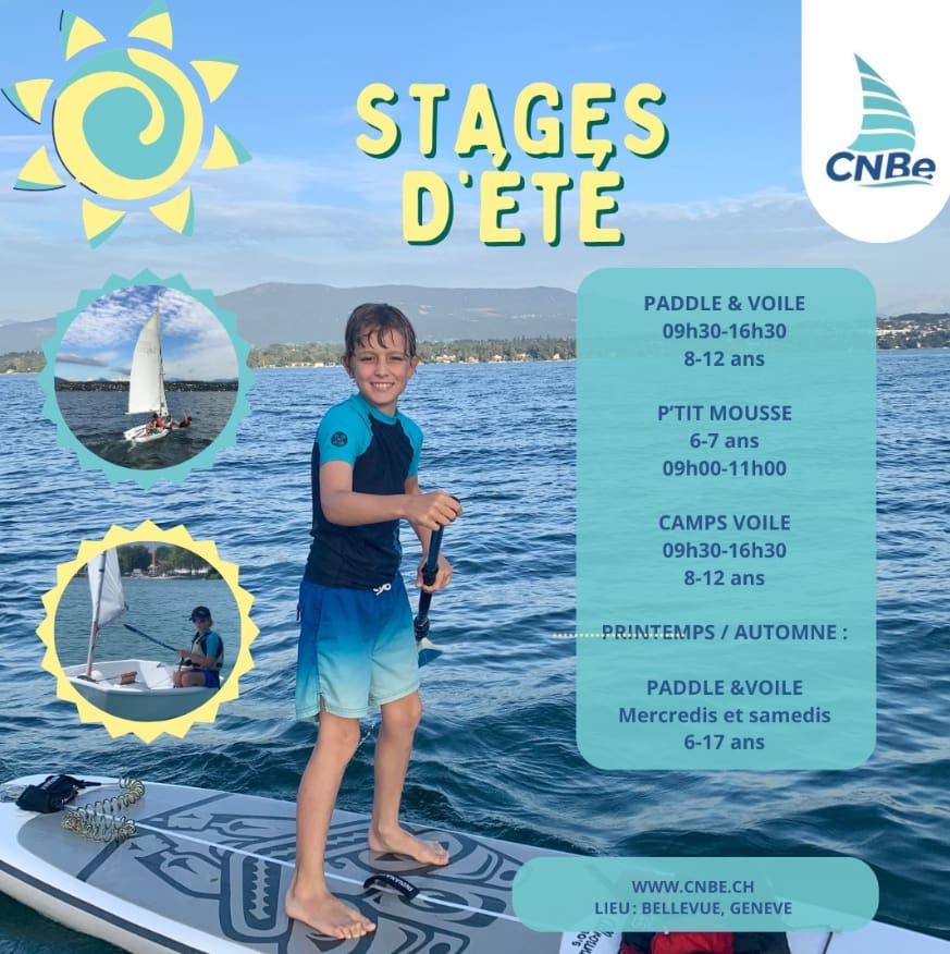 Club Nautique de Bellevue – Camps d'Été 2025