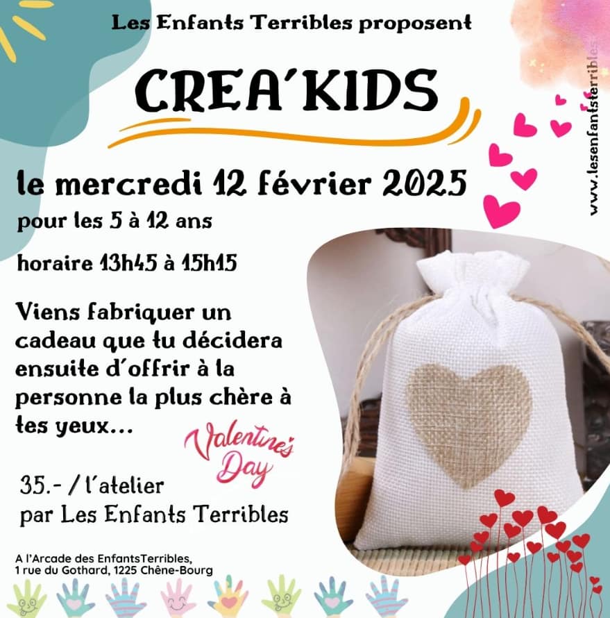 Créa' Kids – Valentine's Day